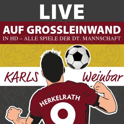 Fussball EM 2021 in KARLS Weinbar